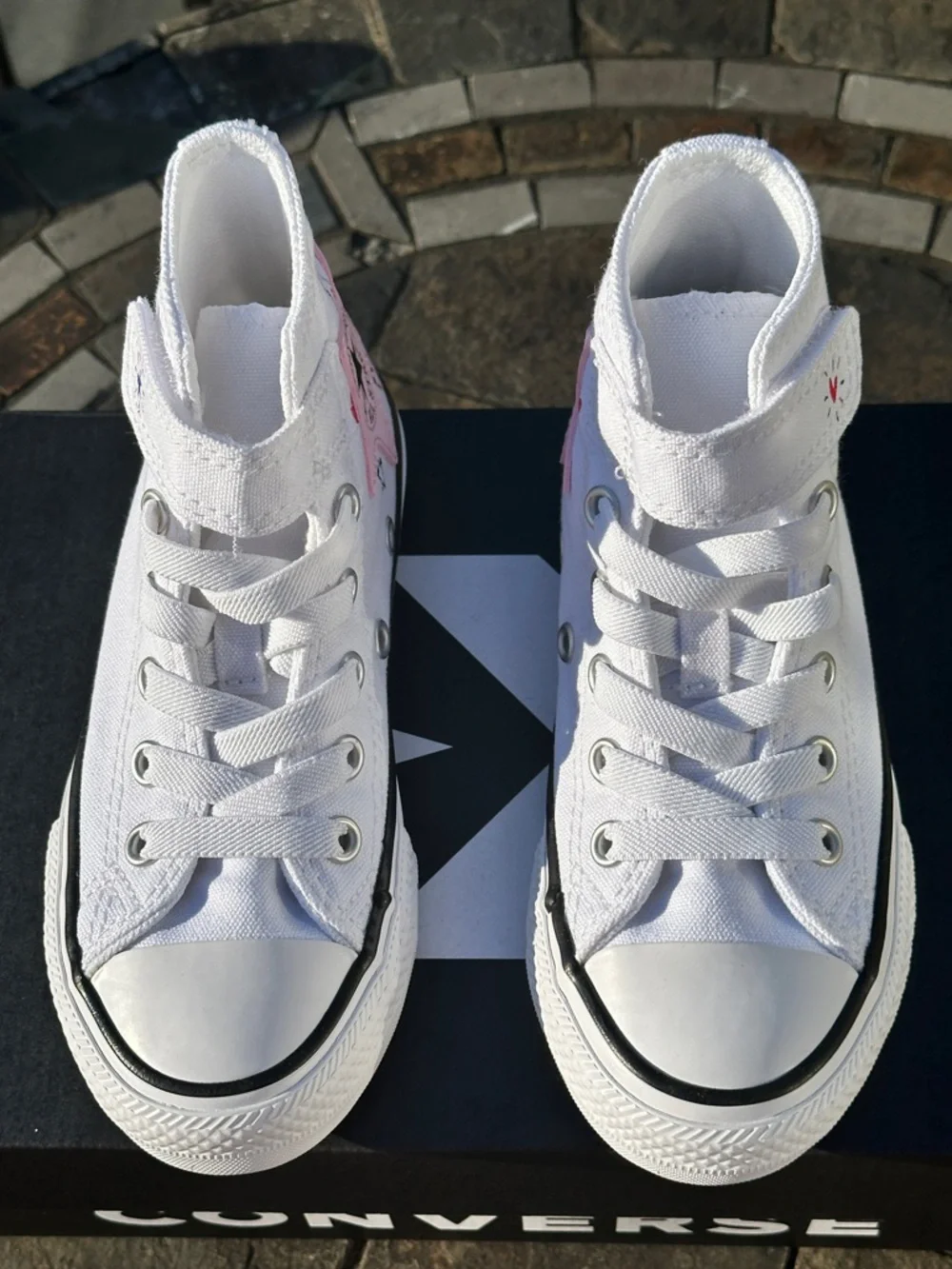 Converse CTAS Hi White Canvas Casual Girls Sneaker Youth Kids 11K | 12K | 2Y NEW
